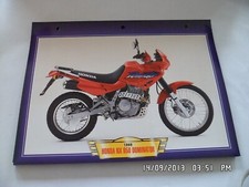 CARTE FICHE MOTO 1999 HONDA NX