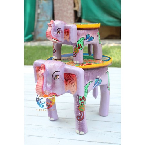 Tabouret éléphant bois - tabouret,