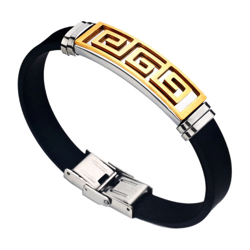 Bracelet silicone avec - bracelet,