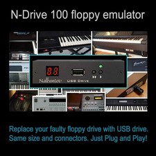 Emulateur de lecteur de disquette USB N-Drive 100 pour Yamaha CVP 59/69/79...