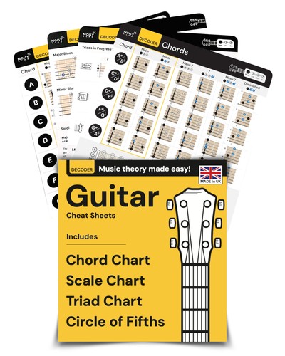 Guitar chord chart pack - chart,