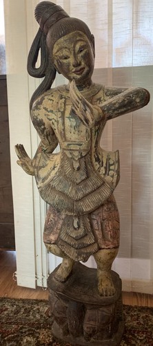 Statue ancienne asiatique - , en