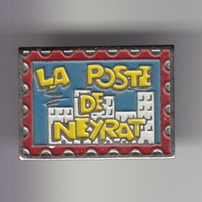 RARE PINS PIN'S .. PTT LA POSTE BUREAU BOURGOGNE TIMBRE VILLE NEYRAT 71  ~DN