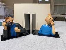 Serre livre Tintin et Haddock au téléphone Leblon Delienne