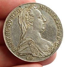monnaie Taler Marie-Thérèse  S·F argent 833 — Thaler autrichien historique