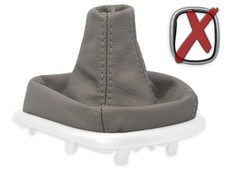 POUR RENAULT SCENIC 2 2003-2009 SOUFFLET LEVIER DE VITESSE CUIR GRIS/BEIGE