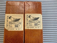 Lot 2 Boîtes Tampons Encreurs École MAT 3 ieme et 4 ieme Série 