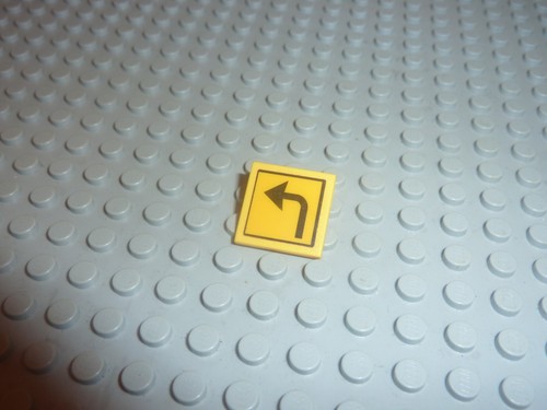 Lego road sign - sign, x