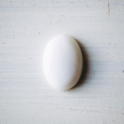 Cabochon jade blanc 18mm - jade,