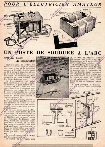 Poste soudure arc - poste, a