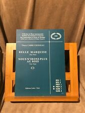 Carre-Chesneau Belle marquise Nous n'irons plus au bois partition piano Leduc