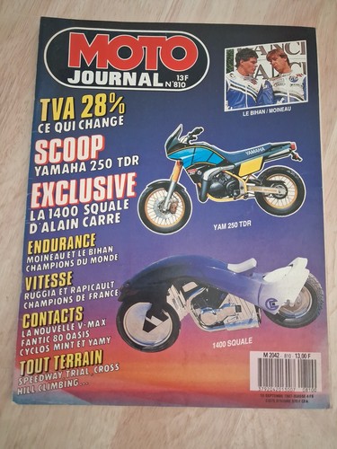 Moto journal 1987 810 yamaha - journal,