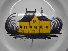 1179) ASSIETTE MAISON EN FAIENCE DE FORGES LES EAUX / NEVERS XVIII / XIX ème ?