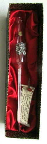 Thermomètre vin verre - à,