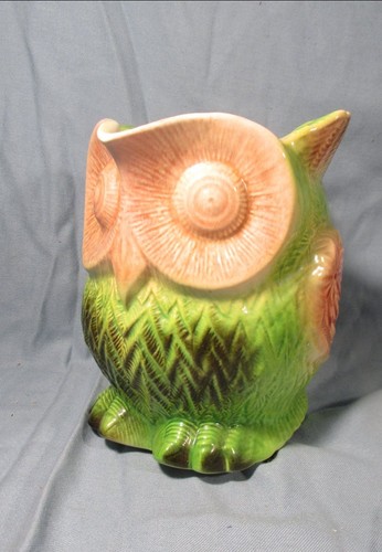 Pichet hibou faïence - ,