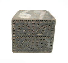 ancien - Tampon - à Batik  -