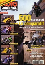 MOTO JOURNAL 1366 SUZUKI GSX-R 600 YAMAHA YZF R6 XVZ 1300 Royal Star Venture 99