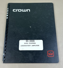Crown DC 300A Instruction
