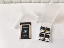 PANASONIC AJ-P2AD1G Memory Card Adapter + 4x AJ-P2M064AG MicroP2 64gb cards