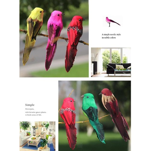 Figurines oiseaux factices - figurines, d'oiseaux