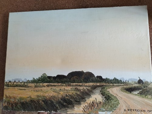 Tableau peinture huile - peinture,
