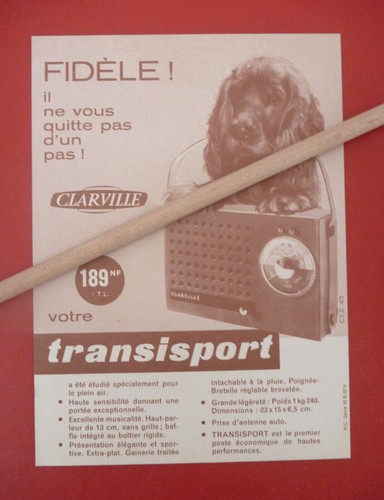 Publicité ancienne radio - publicité,