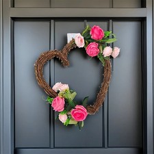 Couronne Coeur Romantique 30cm