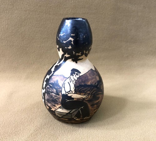 Vase coloquinte grès de - coloquinte, en
