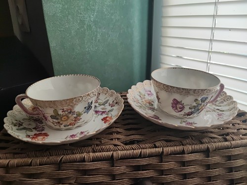 Tasses sous tasse ancienne - 2,