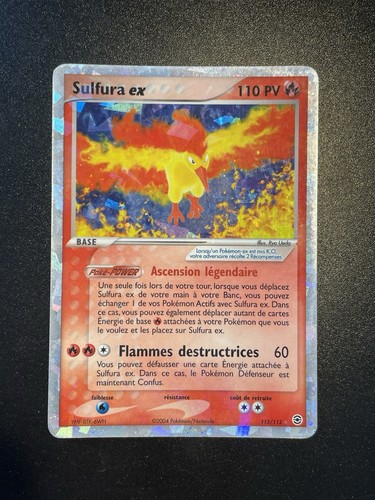 Carte pokémon sulfura 115 - pokémon,