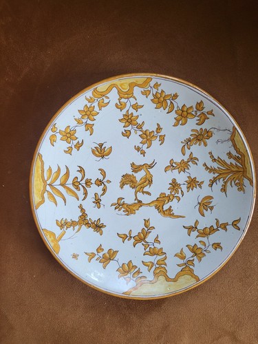 Assiette faïence ancienne - assiette,
