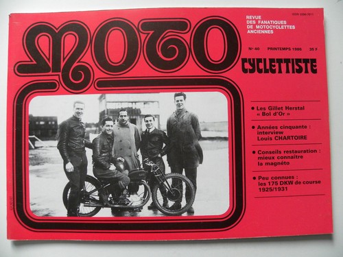 Revue moto cyclettiste 40 - revue,
