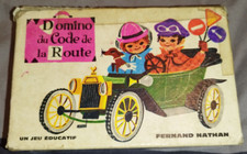Domino du code de la route Fernand Nathan 1970 jeu éducatif vintage ancien