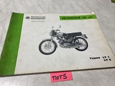 Motobécane Motoconfort 125 LT1 LT2 catalogue pièces détachées parts list