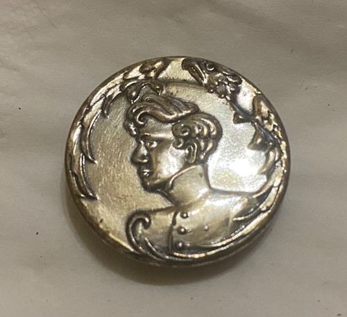 Bouton ancien métal - , 25mm