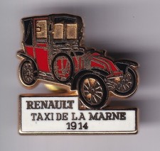RARE PINS PIN'S .. AUTO CAR ANCIENNE OLD ANCIENNE RENAULT TAXI MARNE  1914 ~GA