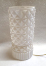 LAMPE EN VERRE BLANC MAT DE