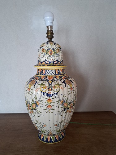 Potiche pied lampe en - lampe,