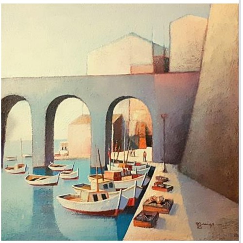 Tableau vallon des auffes - , port