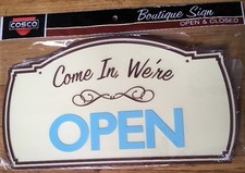 ⭐️⭐️⭐️⭐️⭐️Boutique Sign - 2 Sided - Come In, We're Open / Sorry We Are Closed