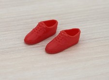 Barbie chaussures tennis sneakers rouge vintage 70's Mattel Korea