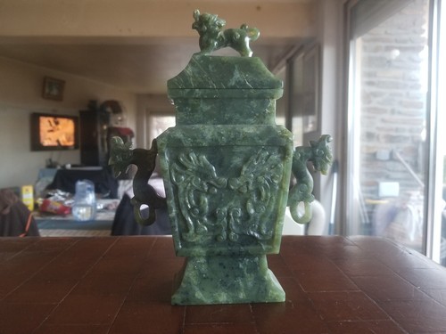 Jade jadeite urn urne vase - urne,