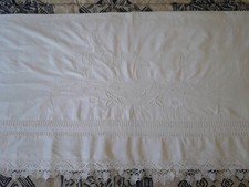 Drap de Lit Très Ancien en