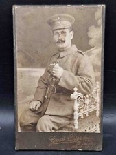 CDV vers 1900 militaria soldat