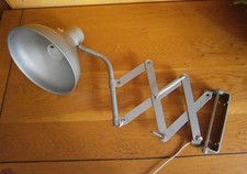 Ancienne lampe accordéon-orientable- industrielle- Loft- année 60