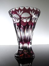 VASE EN CRISTAL DOUBLE COULEUR