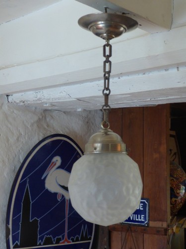 Plafonnier avec boule verre - boule,