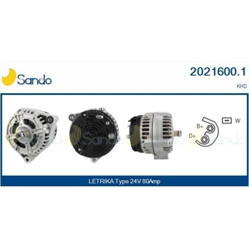 Alternateur sando 2021600 - alternateur, 2021600.1