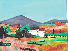  Aquarelle originale d'aptès André TORRE