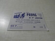 ticket concert billet  PRONG